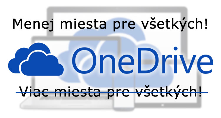 Microsoft rapídne znižuje veľkosť OneDrive