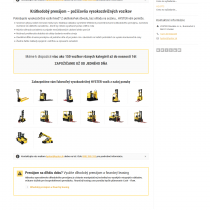 HYSTER - Požičovňa