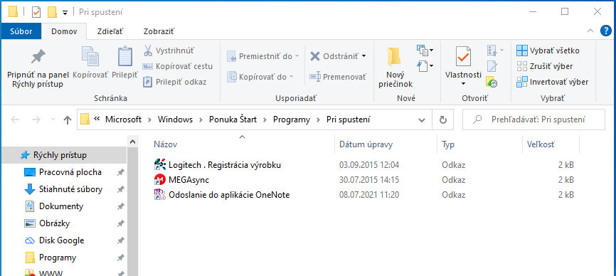 Automatické spustenie programu po štarte Windows