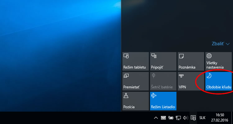 Vypnutie oznámení Windows 10